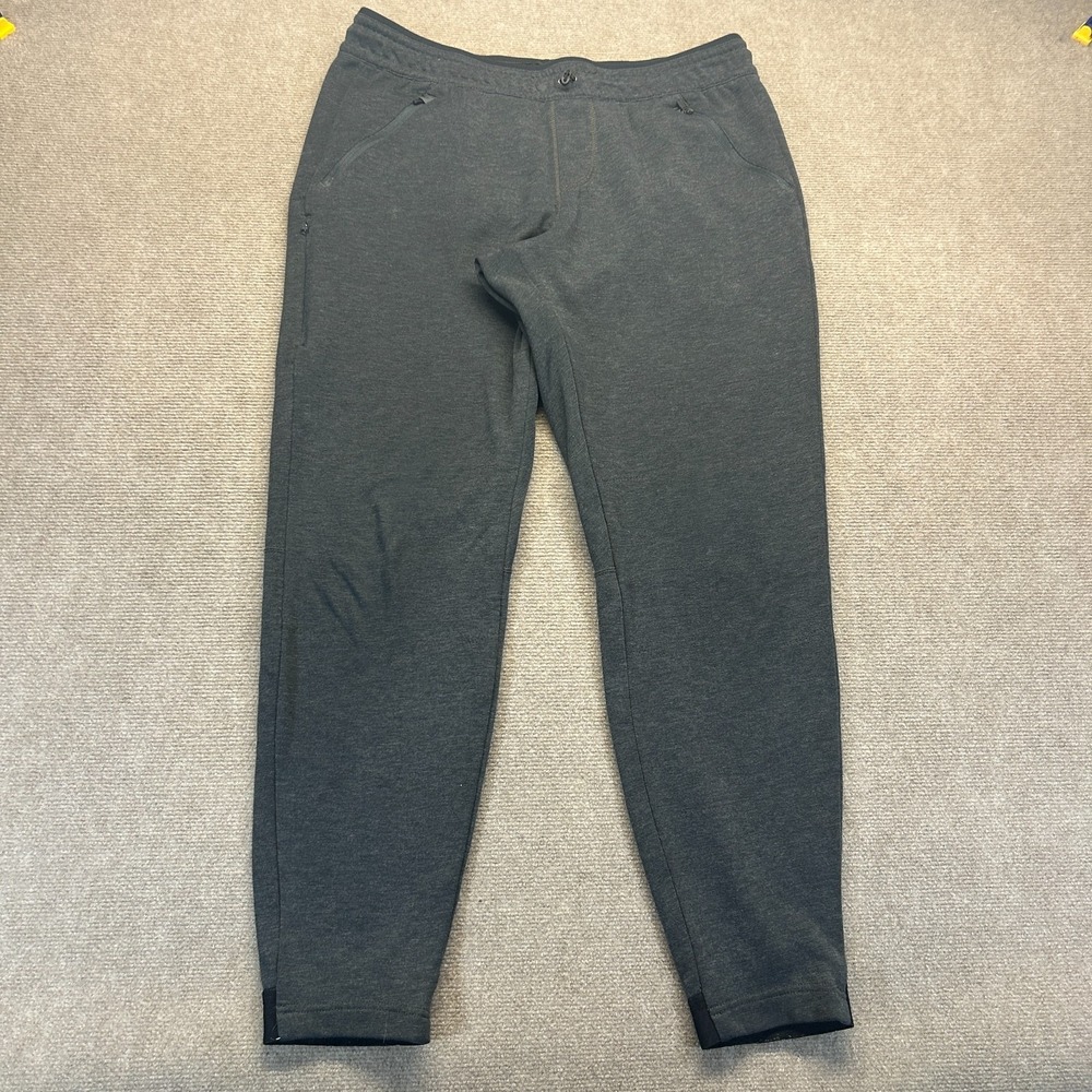 KUHL Freethinkr Sweatpant Joggers Men's Large Gray Teknitkal Fleece Tech Pocket